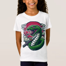 Cobra verde-T-Shirt