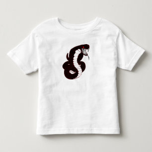 Camiseta Cobra vermelha da escala