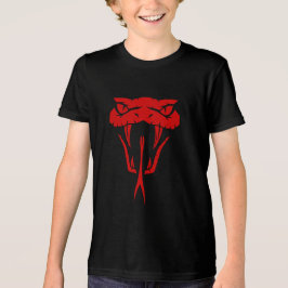 Camiseta Cobra Vermelho Assustador - Rapazes Serpentes
