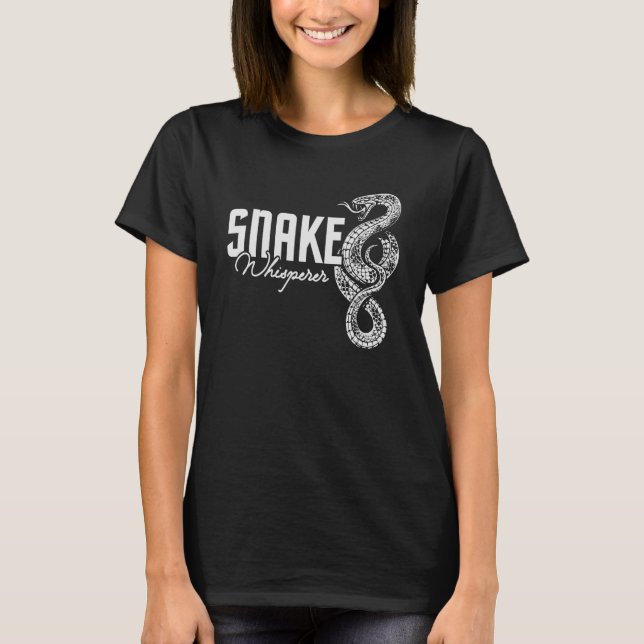 Camiseta Cobra Whisperer - Cobra Rept. Zookeeper Selva (Frente)