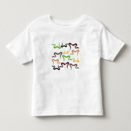 Camiseta Cobras Coloridos Padrão de Réptil