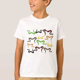 Camiseta Cobras Coloridos Píthon - Padrão do Réptil