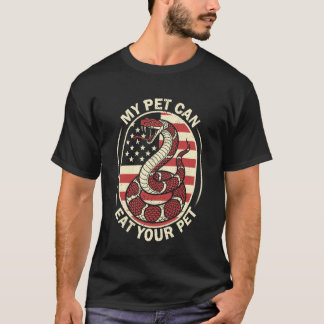 Camiseta Cobras engraçadas amantes de répteis homens mulher