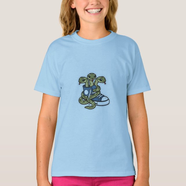 Camiseta Cobras nos sapatos (Frente)