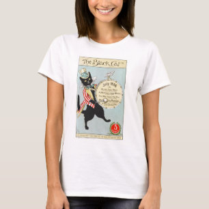 Camiseta Cobrir da Revista Black Cat Genuine Vintage