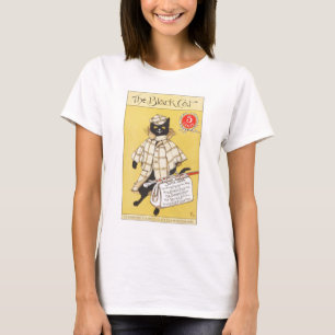 Camiseta Cobrir da Revista Black Cat Genuine Vintage