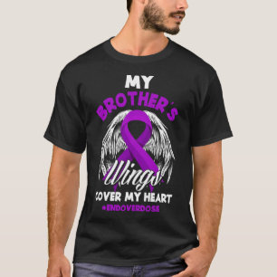 Camiseta Cobrir das Asas do Meu Irmão Extremidade do Coraçã