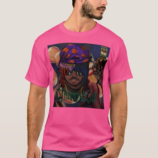 Camiseta Cobrir de banda desenhada Thundercat (Frente)