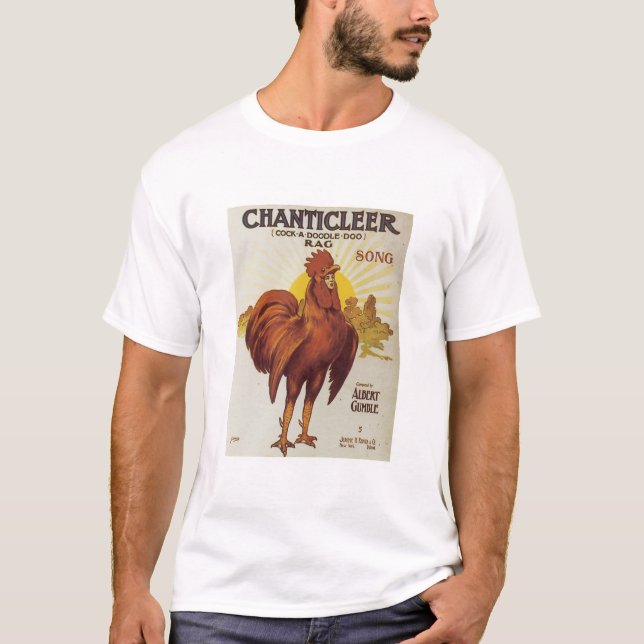 Camiseta Cobrir de Canalização Vintage Chanticleer (Frente)