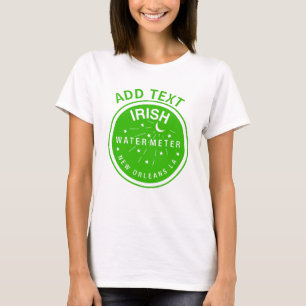 Camiseta Cobrir de Medidor de Água na Irlanda de Nova Orlea
