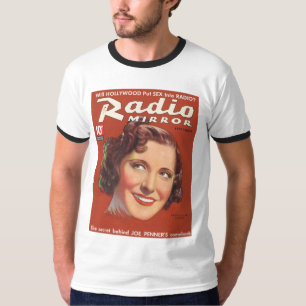 Camiseta Cobrir de rádio 1936 do mag do espelho de Gracie