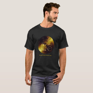 Camiseta Cobrir de Registro de Ouro da Voyager Spacecraft