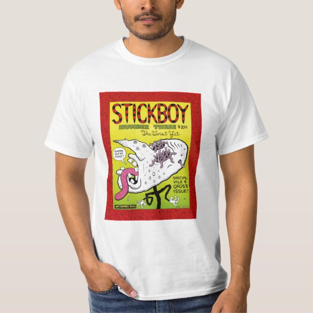 Camiseta Cobrir de Stickboy #3 (Frente)