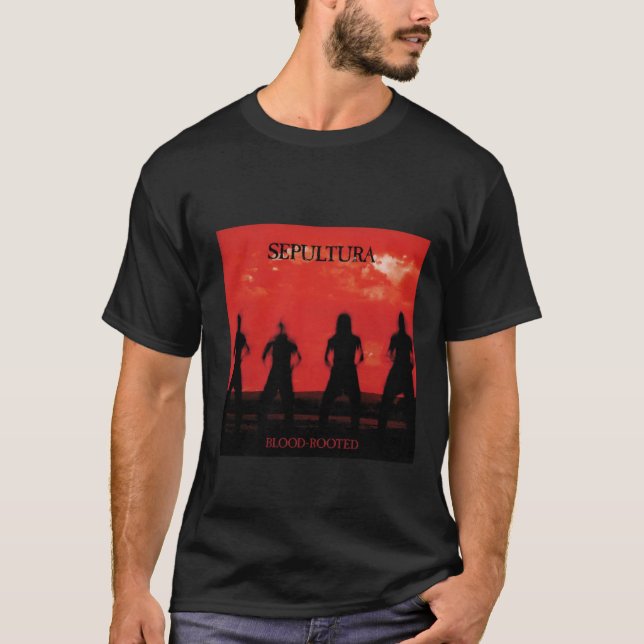 Camiseta Cobrir do Álbum Sepultura Blood Rootado2098png2098 (Frente)