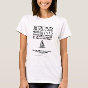 Camiseta Cobrir do Livro de Vintage em Fada Australiana
