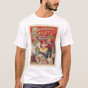 Camiseta Cobrir Do Programa Vintage Barnum E Bailey