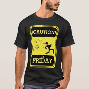 Camiseta Cobrir engraçado do sinal do cuidado