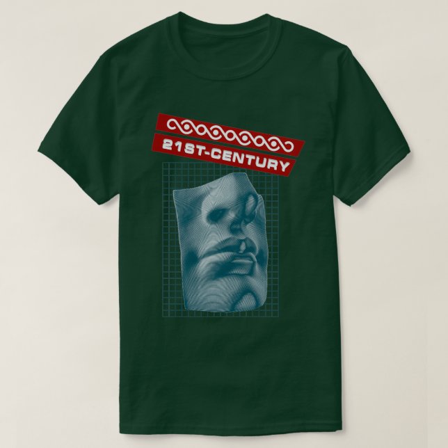 Camiseta cobrir LP do século 21 (Frente do Design)