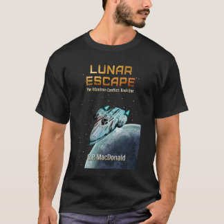 Camiseta Cobrir lunar do escape, a série Atlantean do