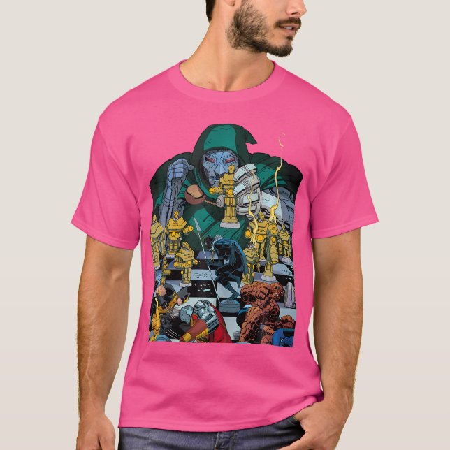 Camiseta Cobrir Marvel Doutor Doom Doomwar 3 Quic (Frente)