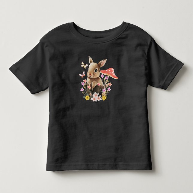 Camiseta Coce Watercolor Bunny Toddler (Frente)