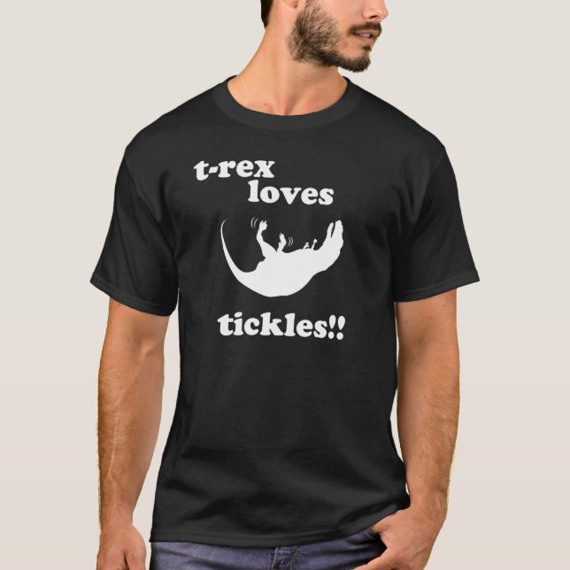 Camiseta Cócegas dos amores de T-Rex! (Frente)
