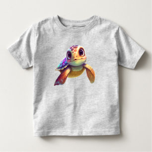 Camiseta Cócegas Nadadoras Bebê Tartaruga