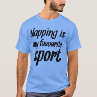 Camiseta Cochilar é o meu esporte favorito, humor lerdice q