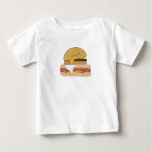 Camiseta Cochilo de Cachorro-Quente e Cheeseburger
