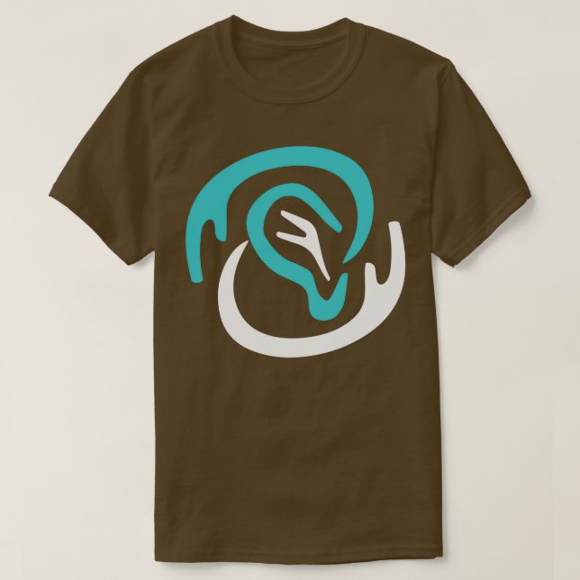 Camiseta Cochlear de Abstrato surdo (Frente do Design)