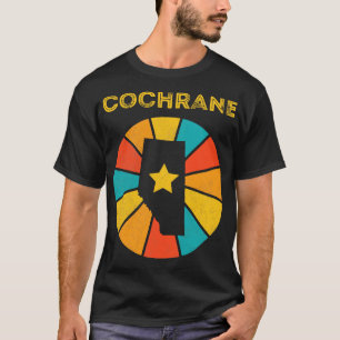 Camiseta Cochrane Alberta Canada Vintage angustiou Souveni