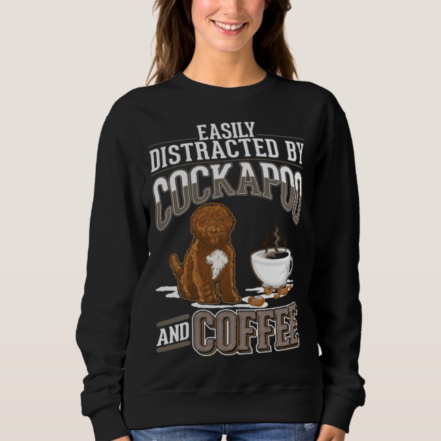 Camiseta Cockapoo And Coffee (Frente)