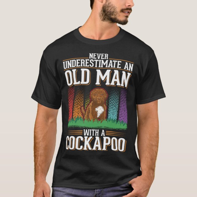 Camiseta Cockapoo Old Man (Frente)
