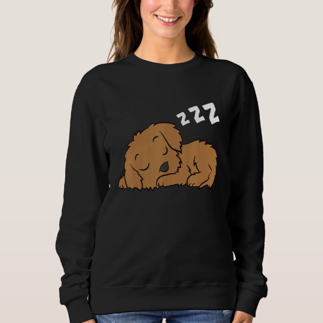 Camiseta Cockapoo Pajama Cachorro de Cockapoo Bonito Dormin (Frente)