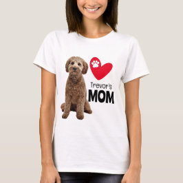 Camiseta Cockapoo Personalizado Mãe