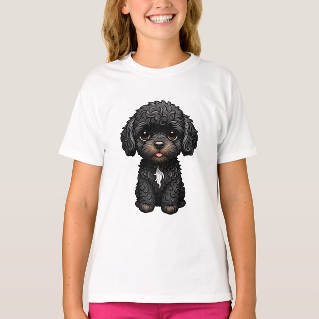 Camiseta Cockapoo Preto (Frente)