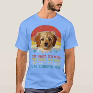 Camiseta Cockapoo Retro Cada Pica Que Você Faz Cada Refeiçã
