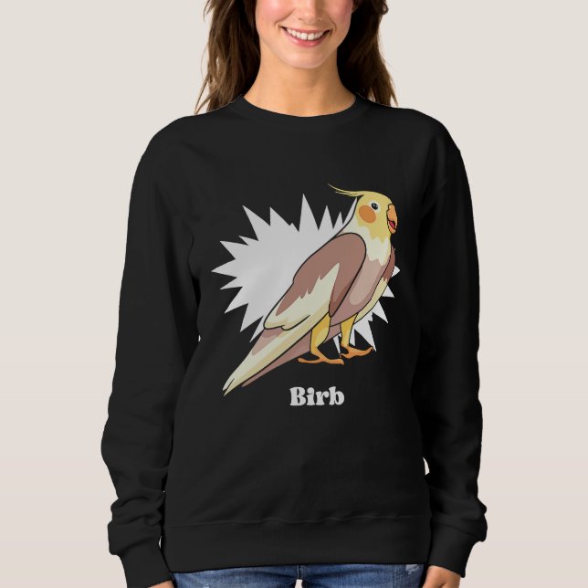 Camiseta Cockatiel Birb Meme Yellow Cute Bird for Parrot Ow (Frente)