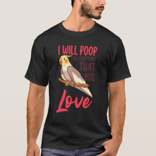 Camiseta Cockatiel Birdwatch Birding Bird Keeper Ornitho