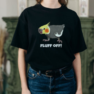 Camiseta Cockatiel Cinza Normal Bravo e Engraçado - Dá um T
