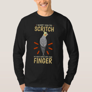 Camiseta Cockatiel Cockatoo Lutino Quarrion Weiro Bird Parr