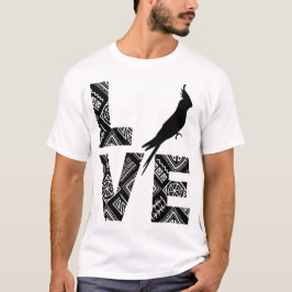 Camiseta cockatiel Love