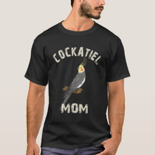 Camiseta Cockatiel Mãe Cockatiel Pássaro Proprietário