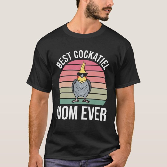 Camiseta Cockatiel Mom  Cockatiel (Frente)