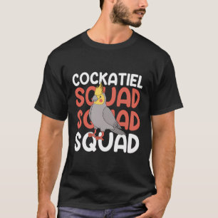 Camiseta Cockatiel Squad Cute Budget Wildlife Birds