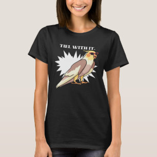 Camiseta Cockatiel Teil with It Cinza Bird for Parrot Owner