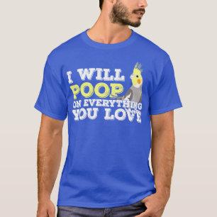 Camiseta Cockatiel Weiro Bird Quarrion Parrot Gift Engraçad