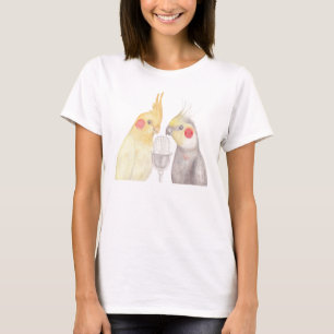 Camiseta Cockatiels do presente do amante do Cockatiel do