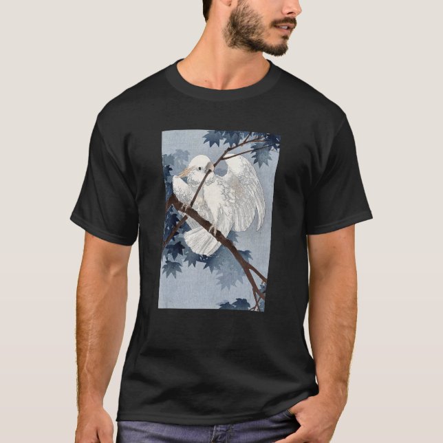 Camiseta Cockatoo in Tree by Ohara Koson (Frente)