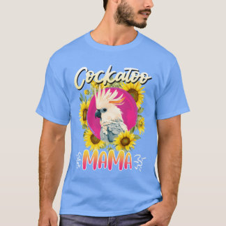 Camiseta Cockatoo Mãe Pássaro Pássaro Pássaro Pássaro Pássa